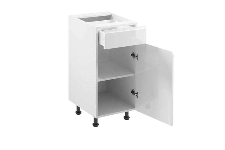 Unterschrank 40 cm - Aspen D40S1 P/L Weiß/Hochglanz - Hi Markt GmbH