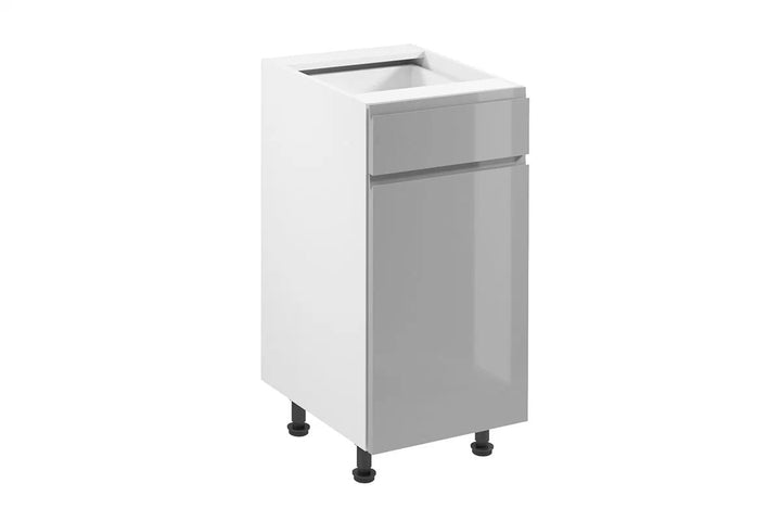 Unterschrank 40 cm - Aspen D40S1-P/L Grau/Hochglanz - Hi Markt GmbH