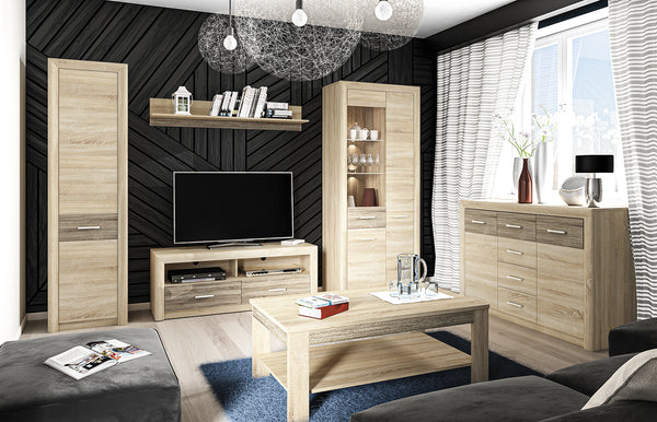 CASTEL Wohnzimmer-Set – 6-teilig – Modern und kompatibel
