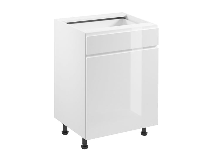 Unterschrank 60 cm - Aspen D60S1 L Weiß/Hochglanz - Hi Markt GmbH