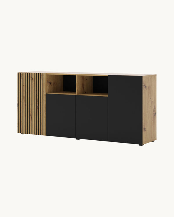 AURIS I Kommode – 180 cm – Moderne Anrichte mit Holzoptik und Push-to-Open-System