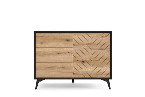 DIAMOND SANDS Kommode – Sideboard mit Fischgrätoptik