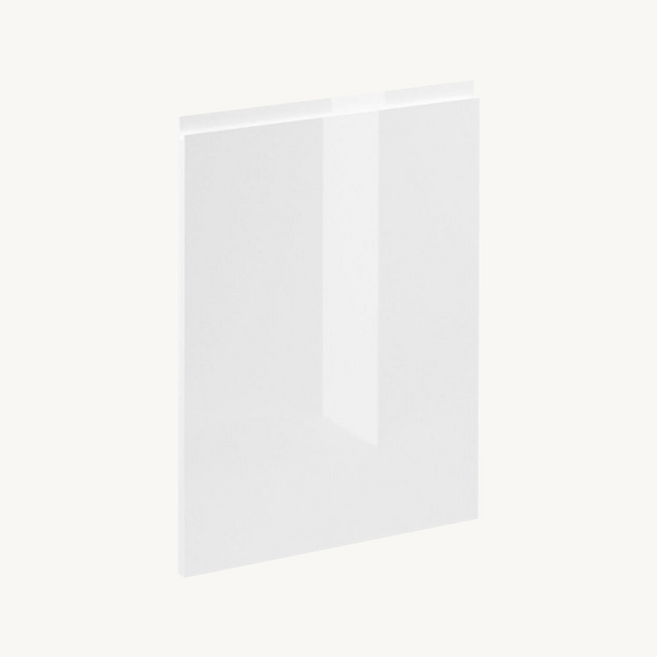 Geschirrspülerfront 45 cm Glanzia – D45FZN – Weiß / Hochglanz – Moderner Küchenschrank
