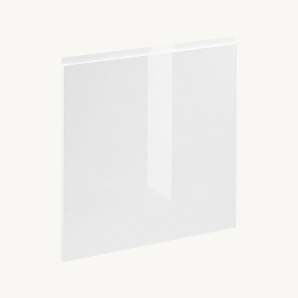 Geschirrspülerfront 60 cm Glanzia – D60FZN – Weiß / Hochglanz – Moderner Küchenschrank