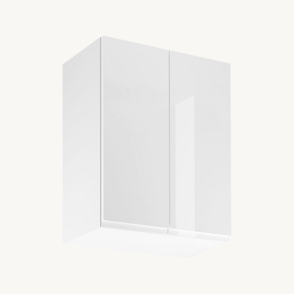 Hängeschrank 60 cm Glanzia – G60 – Weiß / Hochglanz – Moderner Küchenschrank
