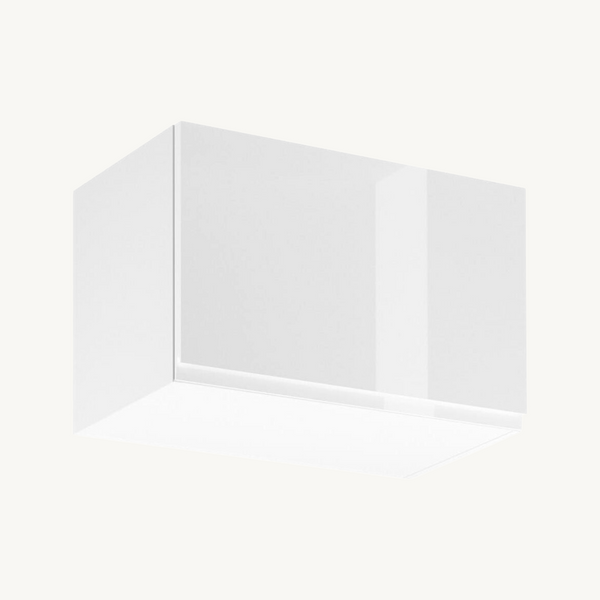 Hängeschrank 60 cm Glanzia – G60KN – Weiß / Hochglanz – Moderner Küchenschrank