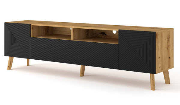 LUXI TV Lowboard – Modernes Fernsehschrank im Loft-Stil