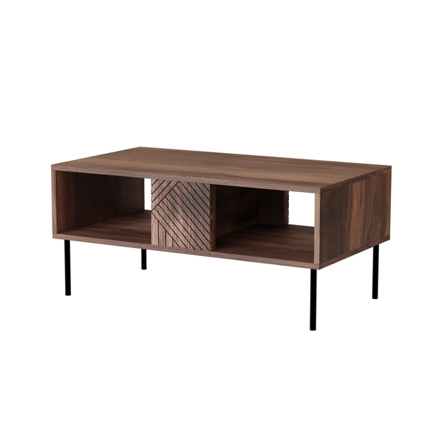 NOCCIOLA Couchtisch – 100 cm – Moderner Wohnzimmertisch im Art-Déco-Stil