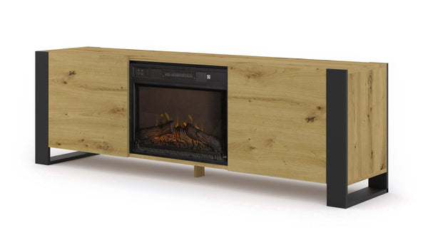 MONDI TV-Board mit elektrischem Kamin – Elegantes Möbelstück mit Wärmefunktion