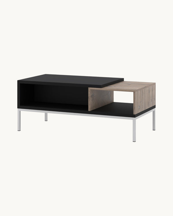 TOLEDO Couchtisch – 110 cm – Moderner Wohnzimmertisch mit Ablage