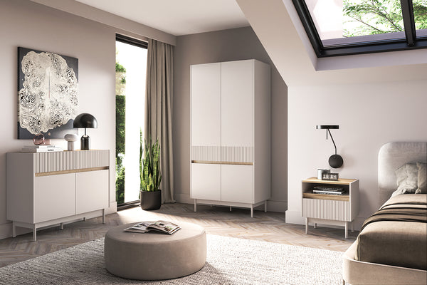 DUNEA Schlafzimmer-Set – 4 Teile – Modern und funktional