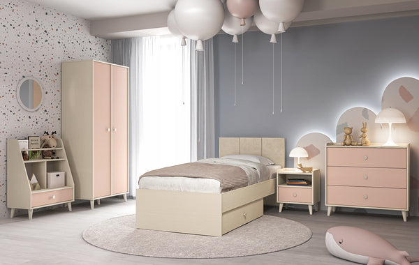 Schlafzimmer - Set - (MEVEL) - 5 Teile - Perfekte Harmonie aus Stil & Komfort