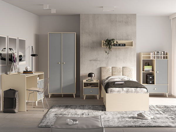 Schlafzimmer - Set - (MEVEL) - 6 Teile - Eleganz für moderne Räume