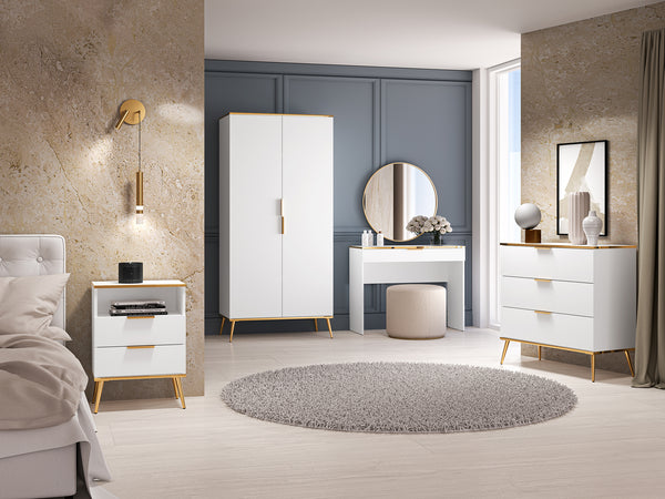 VITERBO Wohnzimmer-Set – 4 Teile – Funktional und elegant