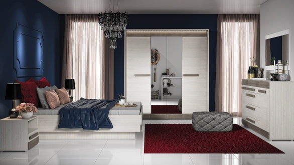 BLANCO Schlafzimmer-Set – 5 Teile – Funktionales Komplettset für Ihr Zuhause