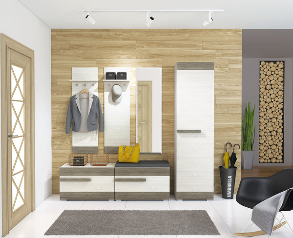 BLANCO Wohnzimmer-Set – 5-teilig – Modern und vielseitig