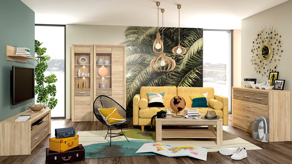 CASTEL Wohnzimmer-Set – 6-teilig – Modern und vielseitig