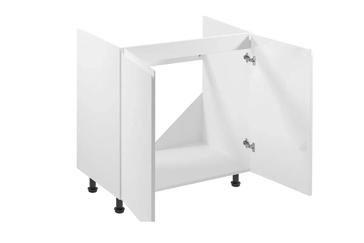 Spülschrank 80 cm  - Aspen - Fließendes Design, das Ordnung und Frische in Ihre Küchenumgebung bringt. - Hi Markt GmbH