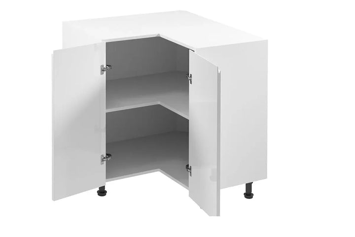 Eckunterschrank 79 cm - Aspen - Bietet einen klaren Überblick und stilvollen Stauraum in jeder Ecke. - Hi Markt GmbH