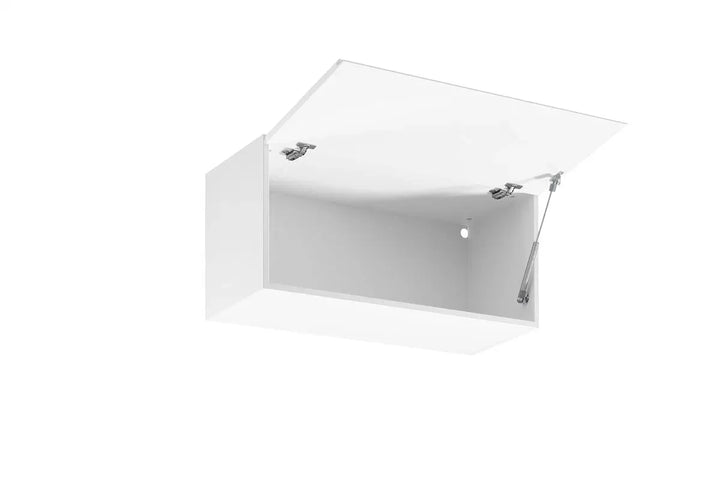 Hängeschrank 80 cm - Aspen - Bietet klare Sicht und stilvollen Stauraum für Ihre Küchenutensilien - Hi Markt GmbH