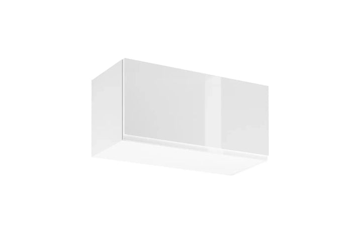 Hängeschrank 80 cm - Aspen - Bietet klare Sicht und stilvollen Stauraum für Ihre Küchenutensilien - Hi Markt GmbH