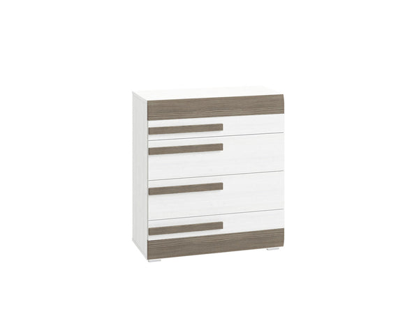 BLANCO 08 Kommode – 86 cm – Moderne Anrichte mit Schubladen