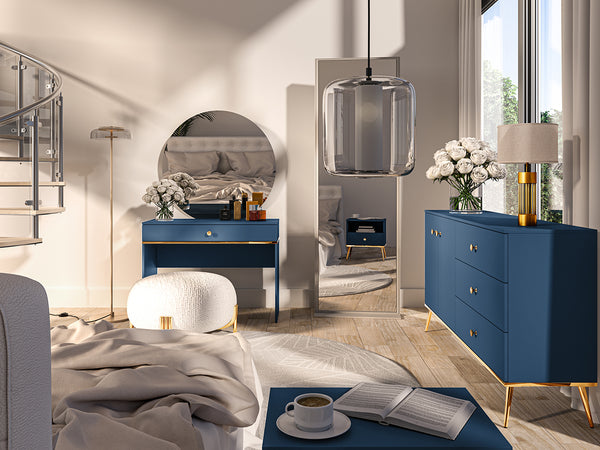 MARINE Schlafzimmer Set – 3 Teile – Modernes Möbelset mit Holzoptik