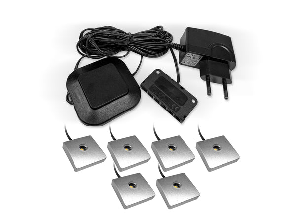 SELGIN 02 LED-Beleuchtung – 6-teilig – Modernes Beleuchtungssystem für Möbel