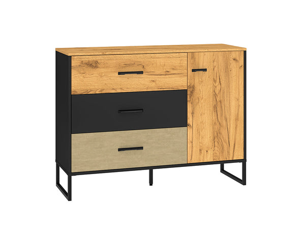 COLT 06 Kommode – 91 cm – Moderner Laminat-Kommode mit ABS-Kante