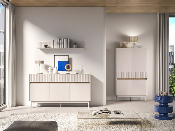 DUNEA Wohnzimmer-Set – 4 Teile – Modern und funktional