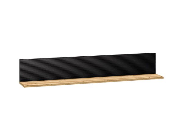 ELIZABETH 08 Wandregal – 120 cm – Modernes Hängeregal mit Holzoptik