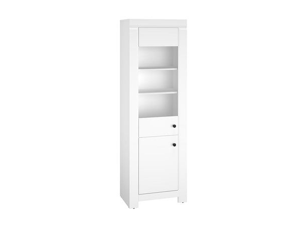 LAHTI Vitrinen Stilvolle Einzelvitrinen mit Glas und Soft-Close-Funktion