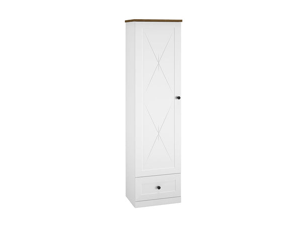 LILLE 03 Kleiderschrank – 220 cm – Moderner Drehtürenschrank mit Holzoptik