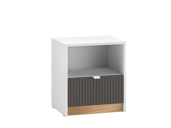 TORINO 09 Nachttisch – 43 cm – Moderner Beistellschrank für stilvolle Schlafzimmer