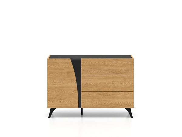 Toscania 05 Kommode – 120 cm – Modernes Sideboard mit Schubladen und Holzoptik