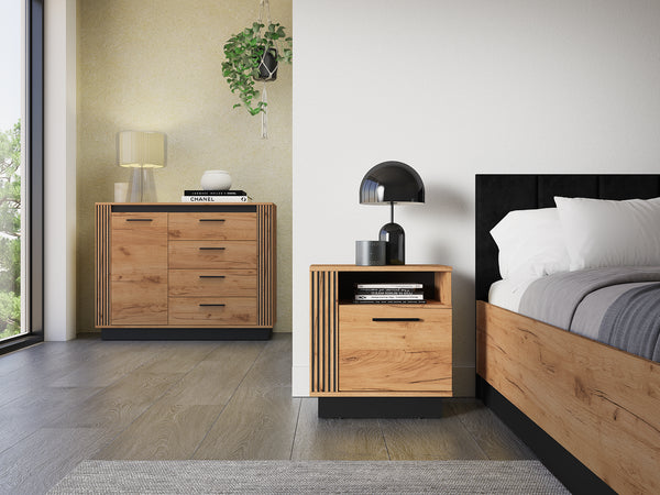 URSO Schlafzimmer-Set – 4 Teile – Zeitlos und komfortabel