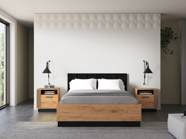 URSO Schlafzimmer-Set – 3 Teile – 145 cm – Komfortabel und stilvoll