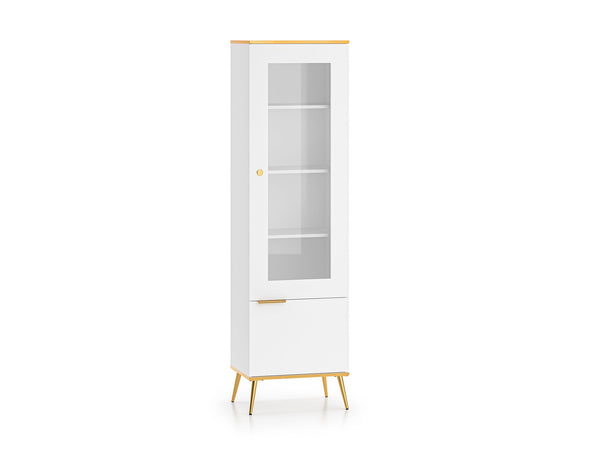 VITERBO 02 & VITERBO 03 Moderner Glasvitrinenschrank mit Stauraum