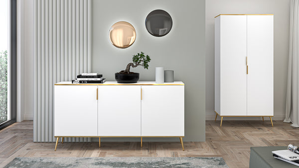 VITERBO Schlafzimmer-Set – 2 Teile – Zeitloses Design mit Stauraum und Eleganz