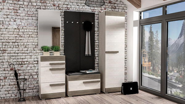 BLANCO – Wohnzimmer-Set – 5-teilig – Modern und kompatibel