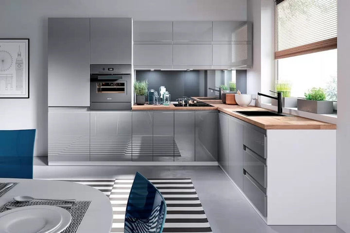 Hängeschrank 45 cm - Aspen G45 Grau/Hochglanz - Hi Markt GmbH
