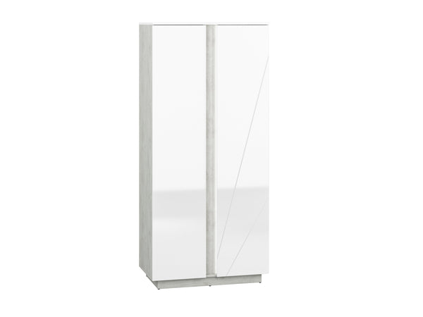 LUMENS 01 Kleiderschrank Design-Schrank mit LED-Beleuchtung und Glasakzenten