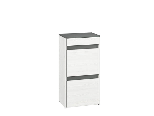 HYGA Schuhschrank Hoher Schuhschrank mit Schublade und Holzoptik