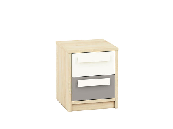 DROP 1301 Nachttisch – 48 cm – Moderner Beistelltisch mit Holzoptik