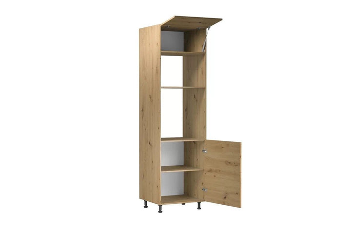 Mikrowellenumbauschrank 60 cm - Velora - EicheEffiziente Integration Ihrer Mikrowelle. - Hi Markt GmbH