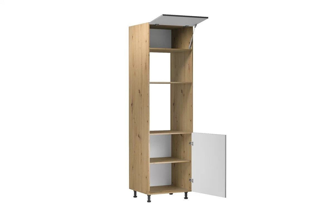 Mikrowellenumbauschrank 60 cm - Velora - EicheEffiziente Integration Ihrer Mikrowelle. - Hi Markt GmbH