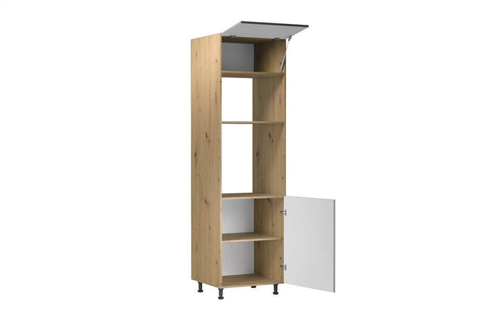 Mikrowellenumbauschrank 60 cm - Velora - EicheEffiziente Integration Ihrer Mikrowelle. - Hi Markt GmbH