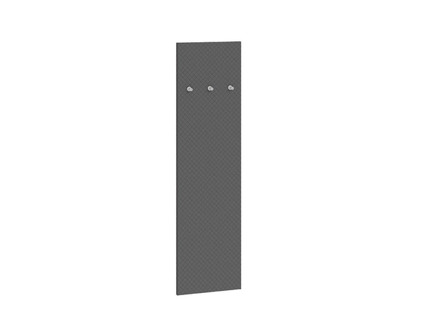 BLANCO 25N Garderobenpaneel – 150 cm – Gepolstertes Wandpaneel mit Haken